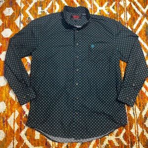 ROCK & ROLL Mens Western Button Down